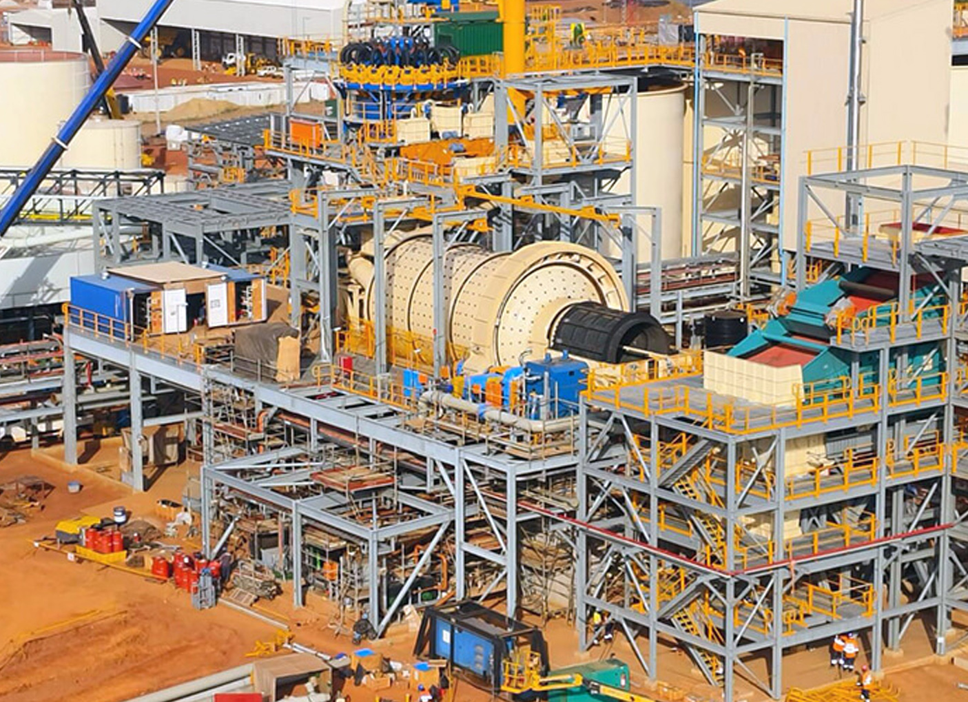 21’ X 35.5’, 7.7mw Ball Mill Supplied Into Côte D’ivoire